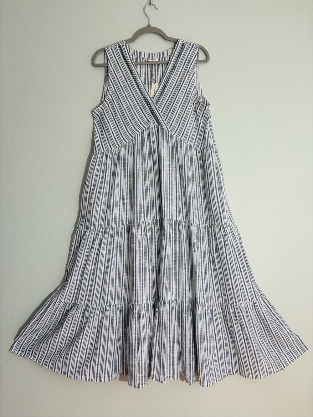 World Market muslin tiered maxi dress L/XL